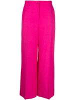 P.A.R.O.S.H. pantalon droit à plis marqués - Rose