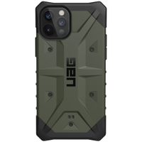 UAG - Pathfinder backcover hoes - iPhone 12 / iPhone 12 Pro - Groen + Lunso Tempered Glass