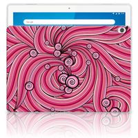 Lenovo Tab M10 Tablethoes Swirl Pink