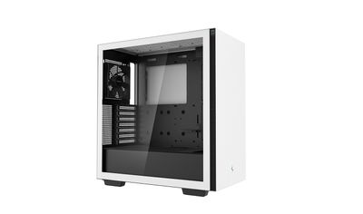 DeepCool CH510 Midi-tower PC-behuizing Wit 1 voorgeïnstalleerde ventilator