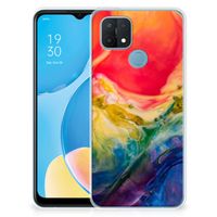 Hoesje maken OPPO A15 Watercolor Dark - thumbnail