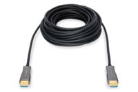 Digitus AK-330125-300-S HDMI-kabel HDMI / Glasvezel Aansluitkabel HDMI-A-stekker, HDMI-A-stekker 30.00 m Zwart 4K UHD - thumbnail