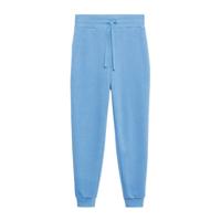 Mango high waist straight fit joggingbroek lichtblauw