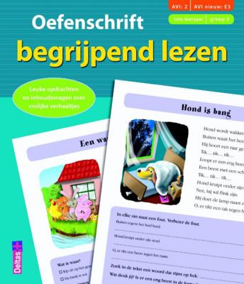 Deltas leren lezen Oefenschrift begrijpend lezen AVI:2/E3 23 cm Deltas leren lezen Oefenschrift begrijpend lezen AVI:2/E3 23 cm