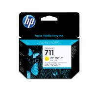 HP 711 gele DesignJet inktcartridges, 29 ml, 3-pack - thumbnail