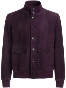 Bally veste bomber à col montant - Violet