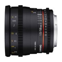 Samyang 50mm T1.5 VDSLR AS UMC MFT-mount objectief - thumbnail