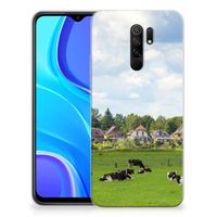 Xiaomi Redmi 9 TPU Hoesje Koeien