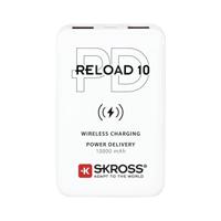 Skross Reload 10 PD, Qi Powerbank 10000 mAh Li-ion Wit Statusweergave - thumbnail