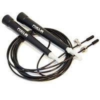 Focus Fitness Speed Rope/snelheidstouw springtouw, zwart/wit, één maat