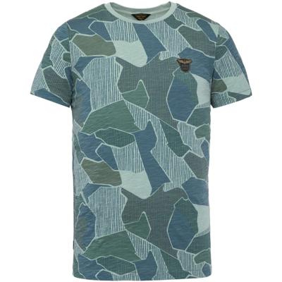 Short sleeve r-neck slub jersey ga blue surf