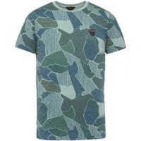 Short sleeve r-neck slub jersey ga blue surf