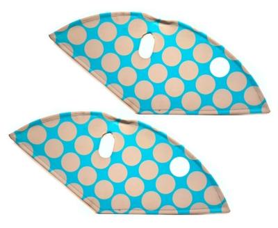 BLS jasbeschermerset lakdoek 28 inch 57 cm dots grijs BLS jasbeschermerset lakdoek 28 inch 57 cm dots grijs