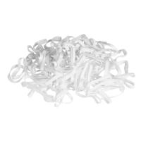 Kerbl manenrubber, zak, siliconen, wit, 500 stuks