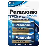 Panasonic Evolta LR20/D Alkaline batterijen - 2 stuks. - thumbnail