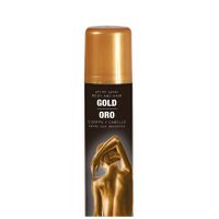 Gouden bodypaint spray/body- en haarspray - thumbnail