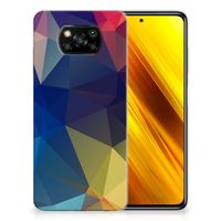 Xiaomi Poco X3 | Poco X3 Pro TPU Hoesje Polygon Dark - thumbnail