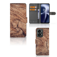 OnePlus Nord 2T Book Style Case Tree Trunk - thumbnail