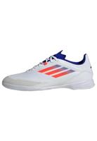 adidas F50 League Football Boots Indoor Voetbalschoenen, uniseks, volwassenen, Cloud White Solar Red Lucid Blue, 39 1/3 EU