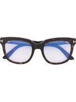 TOM FORD Eyewear lunettes de soleil à monture carrée - Marron