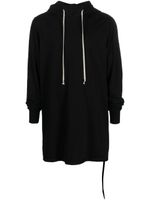 Rick Owens DRKSHDW hoodie en coton à coupe longue - Noir - thumbnail