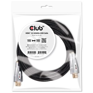 Club 3D HDMI 2.0 kabel 5 meter, 4K 60Hz