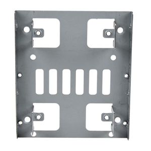 StarTech.com Dubbele 2,5 inch naar 3,5 inch HDD-steun voor SATA harde schijven 2,5 inch naar 3,5 inch steun met 2 schijven voor montagebay