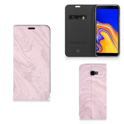 Samsung Galaxy J4 Plus Standcase Marble Pink - Origineel Cadeau Vriendin Samsung Galaxy J4 Plus Standcase Marble Pink - Origineel Cadeau Vriendin