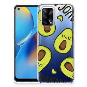 OPPO A74 4G Telefoonhoesje met Naam Avocado Singing