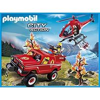 PLAYMOBIL City Action zeldzame set brandweer-bosbrandinzet, exclusief 2018