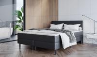 ACTIE Boxspring 140 x 200 Skai Antraciet - Basic