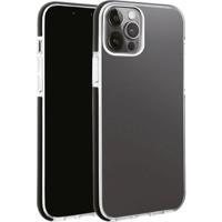 Vivanco Rock Solid Backcover Apple iPhone 13 Pro Max Transparant, Zwart Inductieve lading, Stootbestendig