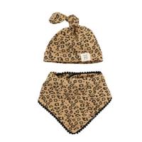Petit Filippe geschenkset muts + bandana panterprint