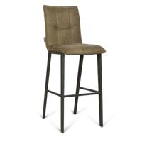 Industriële Barstoel Fancy (hoog) | Stof  | Groen