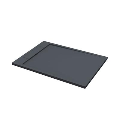 Douchebak Decent Rechthoek 140x90x4.5cm Solid Surface Mat Zwart Douchebak Decent Rechthoek 140x90x4.5cm Solid Surface Mat Zwart