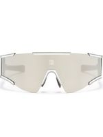 Balmain Eyewear lunettes de soleil Fleche à monture oversize - Argent