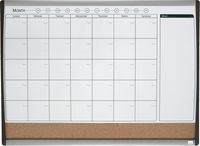 Nobo combibord, kurk en magnetische whiteboard maandplanner, ft 58,5 x 43 cm