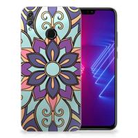 Honor 8X TPU Case Purple Flower