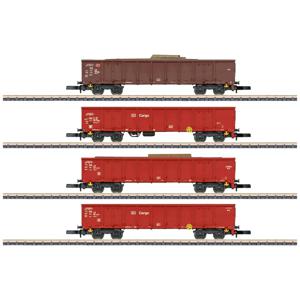 Märklin 82542 Z 4-delige set hoogborderwagens Schrotttrein van de DB AG