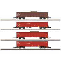 Märklin 82542 Z 4-delige set hoogborderwagens Schrotttrein van de DB AG - thumbnail