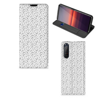 Sony Xperia 5 II Hoesje met Magneet Stripes Dots - thumbnail