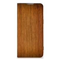 OnePlus Nord 2T Book Wallet Case Donker Hout