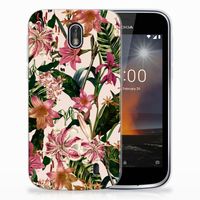 Nokia 1 TPU Case Flowers - thumbnail