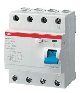 ABB 2CSF204101R1250 FI-Schutzschalter Aardlekschakelaar A 4-polig 25 A 0.03 A 230 V/AC, 400 V/AC