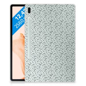 Samsung Galaxy Tab S7FE Hippe Hoes Stripes Dots