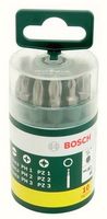 Bosch Accessories Promoline 2607019454 Bitset 10-delig Plat, Kruiskop Phillips, Kruiskop Pozidriv - thumbnail