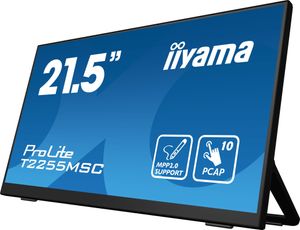 Iiyama ProLite Touchscreen monitor Energielabel: D (A - G) 54.6 cm (21.5 inch) 1920 x 1080 Pixel 16:9 5 ms HDMI, DisplayPort, USB IPS LED