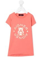 Aigner Kids t-shirt à logo imprimé - Rose - thumbnail