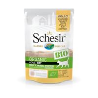 Schesir - Biologische vershoudzak met kip voor katten – 85 g