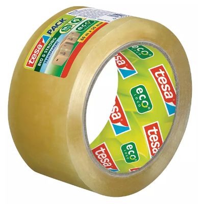 tesa BIO & STRONG 58296 Pakband Transparant (l x b) 66 m x 50 mm 1 stuk(s)
